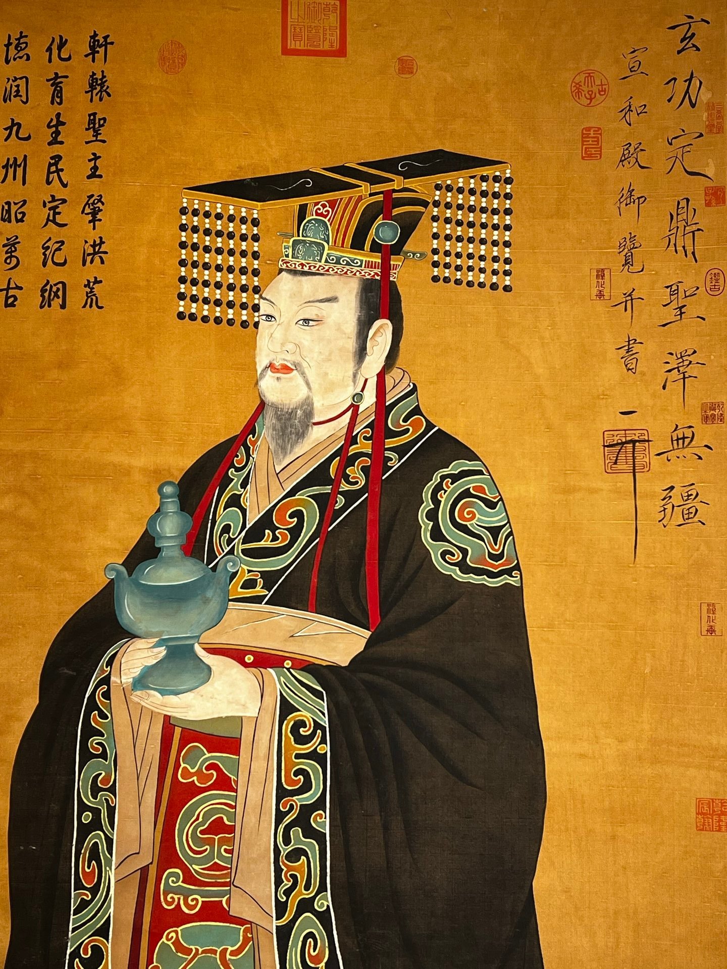 Chinese scroll painting Yan Liben