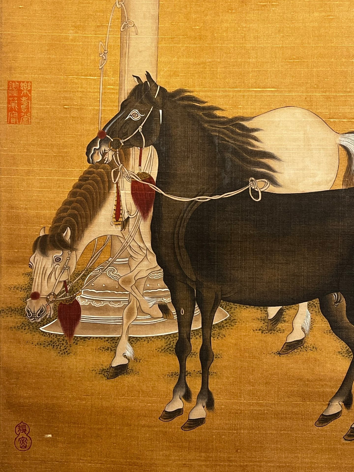 Chinese scroll painting Lang Shining