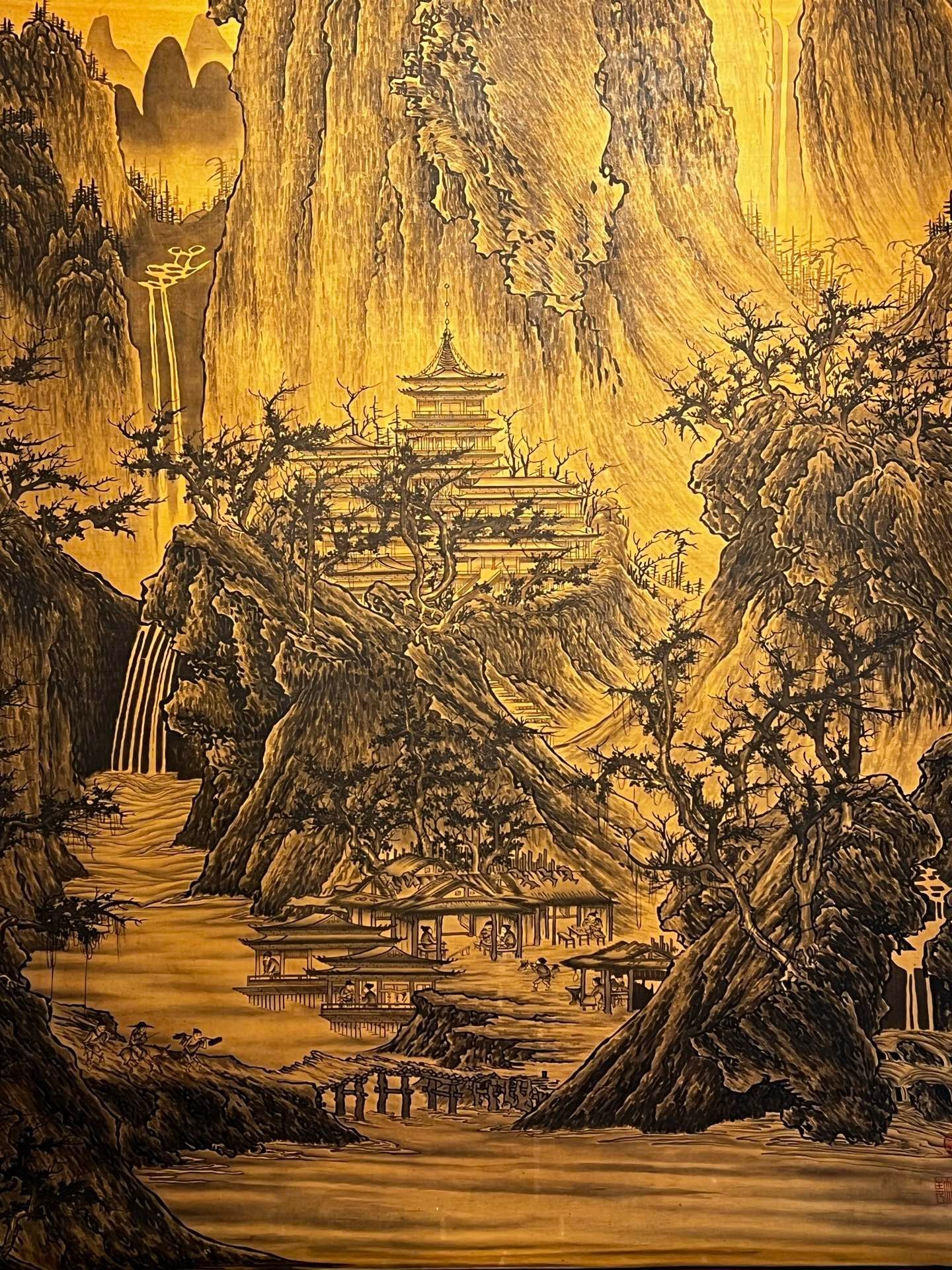 Chinese scroll painting Li Cheng