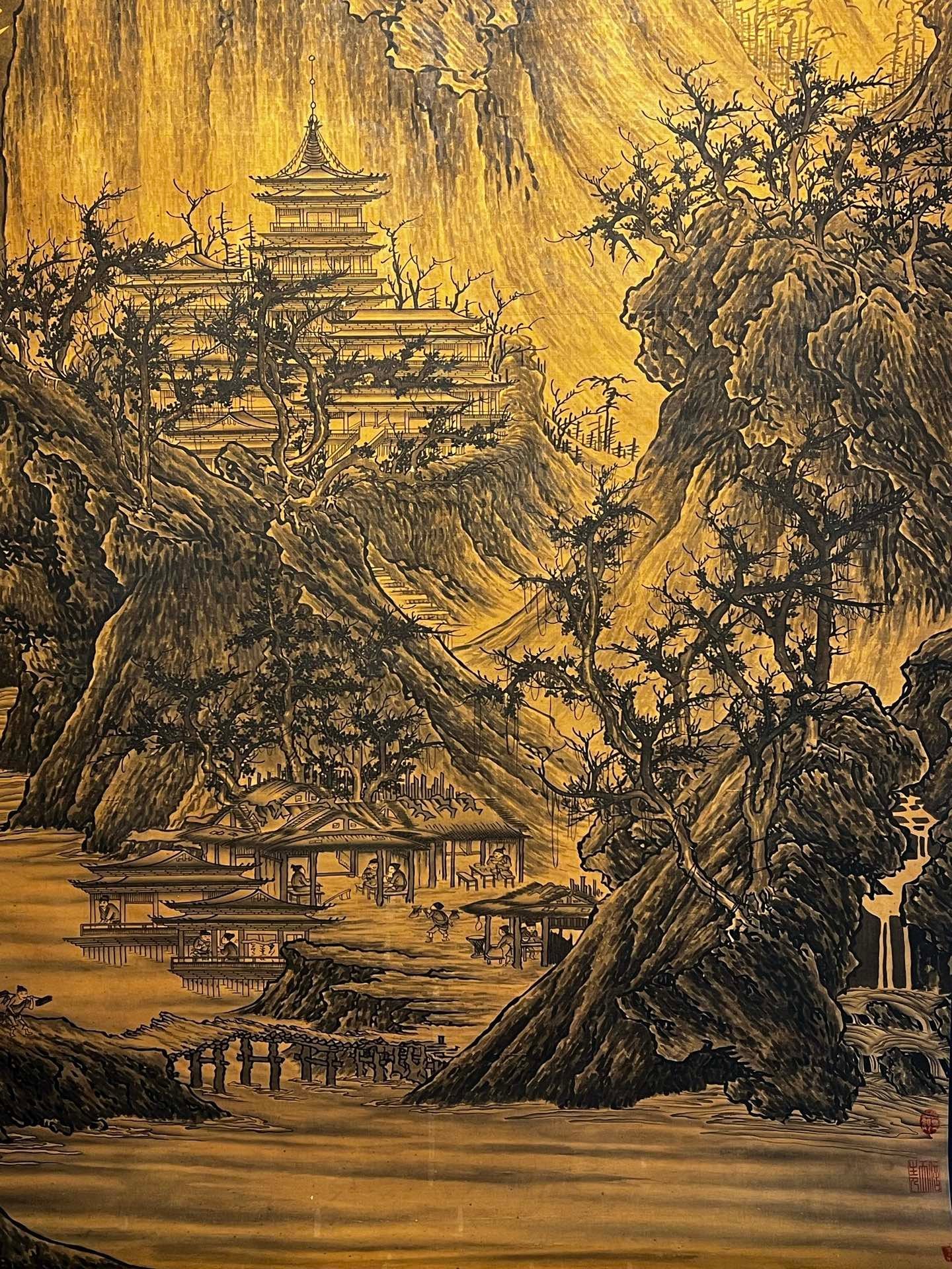 Chinese scroll painting Li Cheng