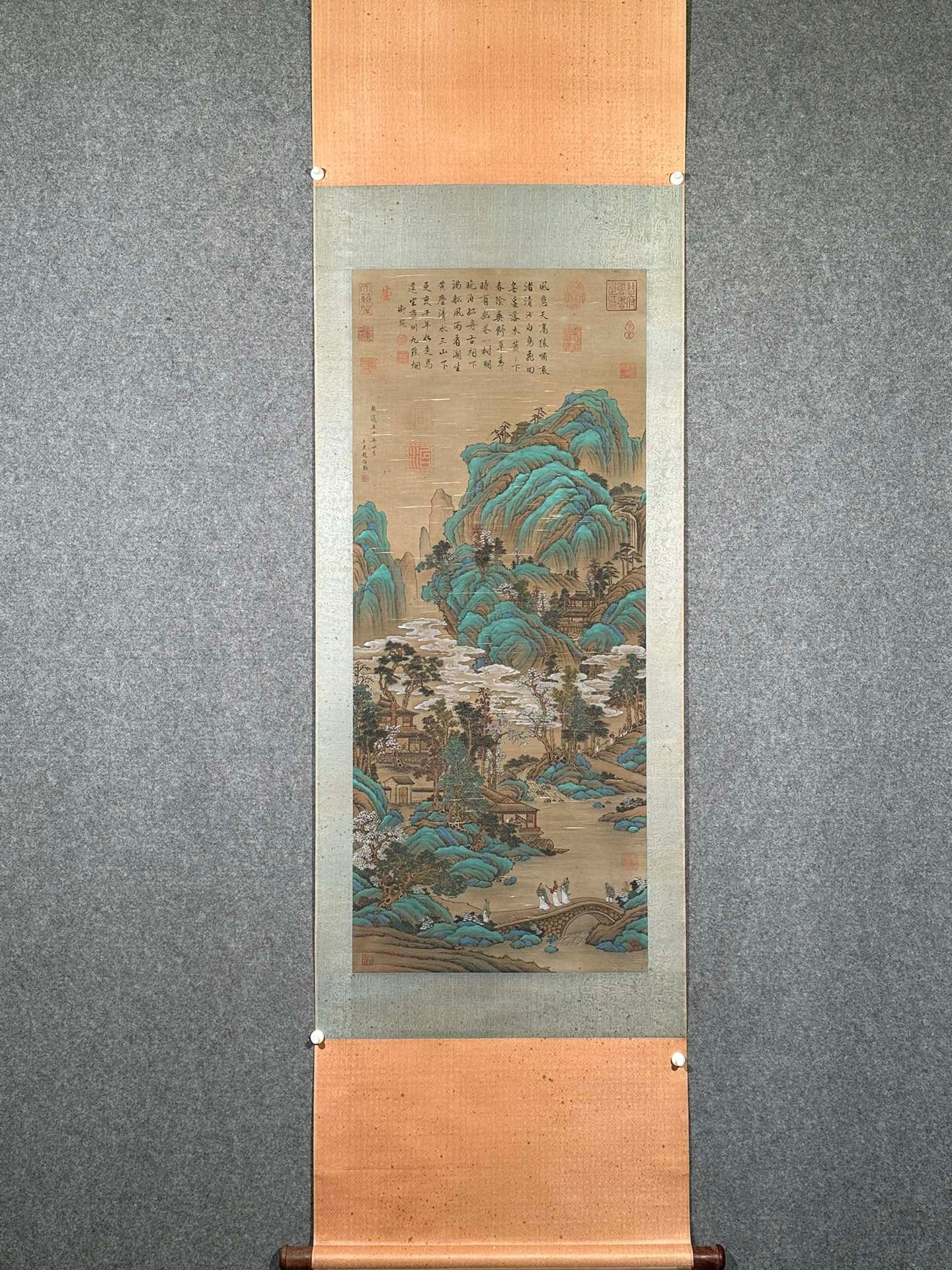 Chinese scroll painting Zhao Boju