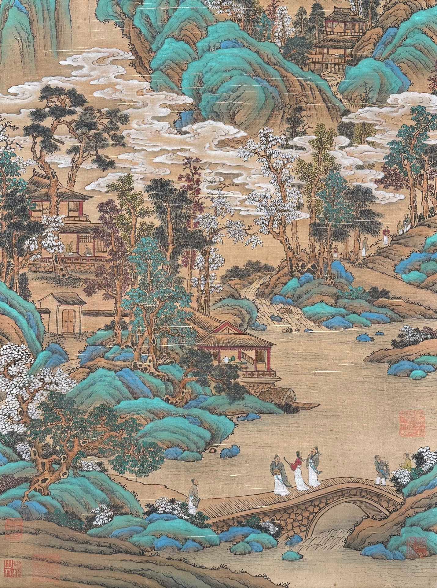 Chinese scroll painting Zhao Boju