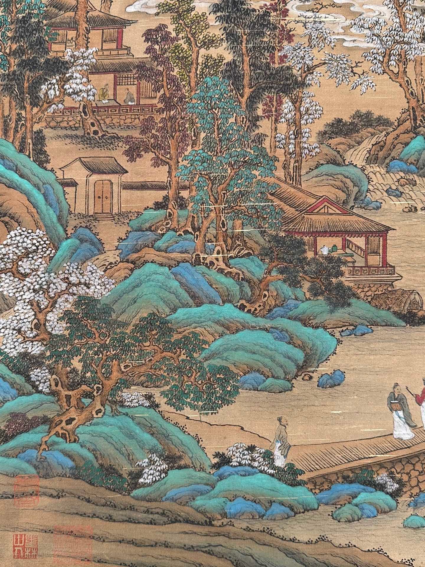 Chinese scroll painting Zhao Boju