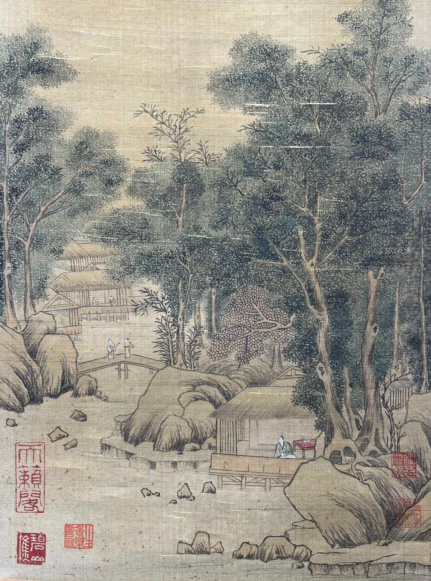 Chinese scroll painting Yan Wengui