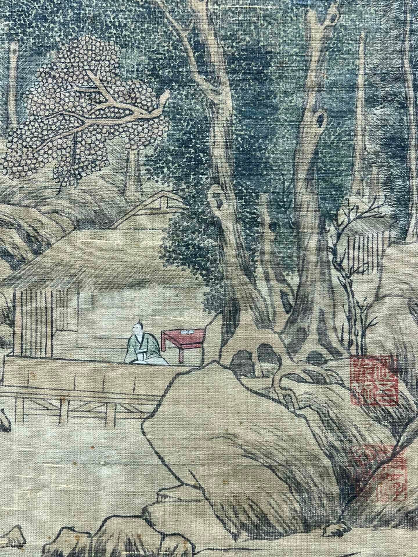 Chinese scroll painting Yan Wengui