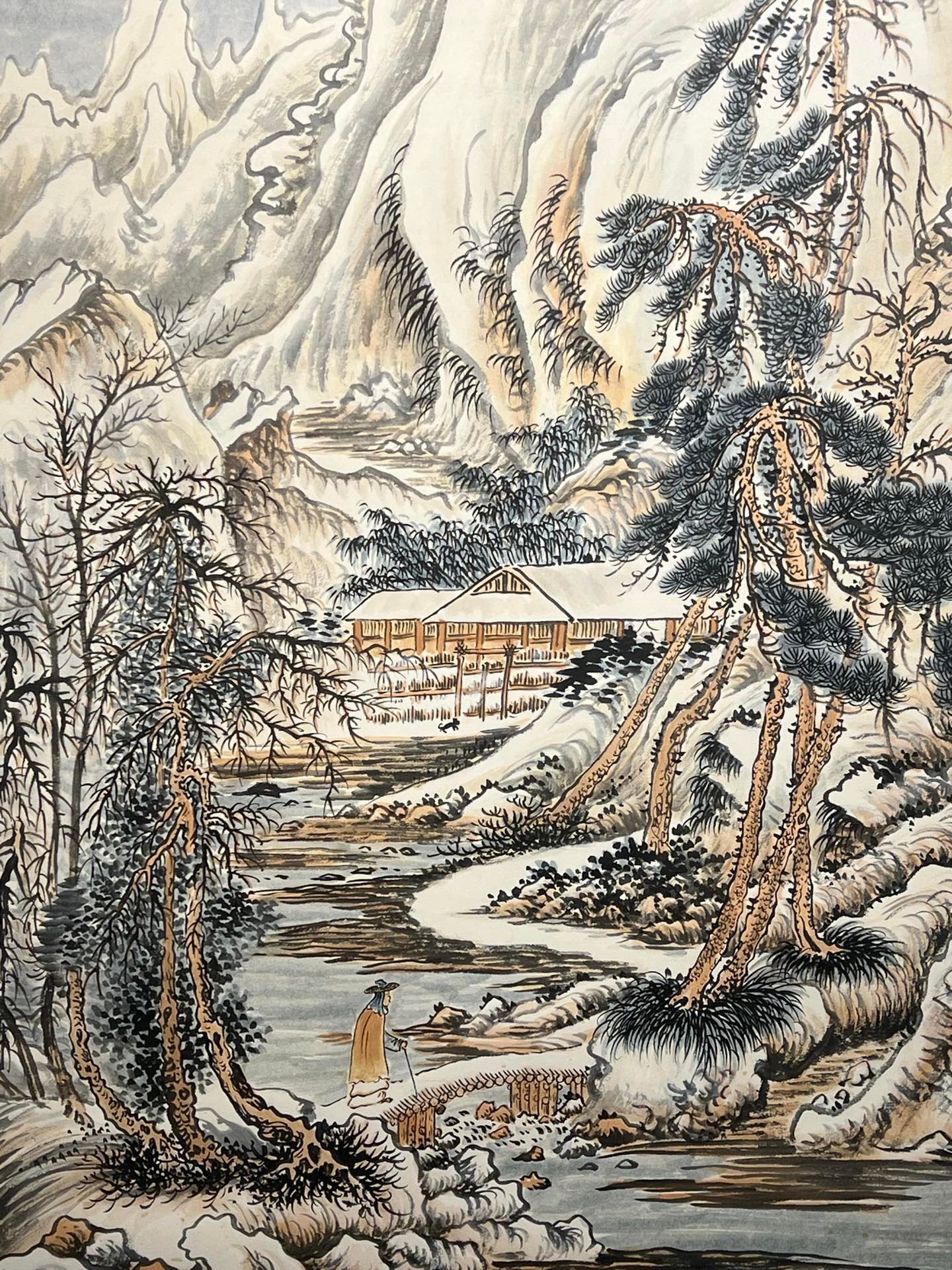 Chinese scroll painting Lu Yanshao