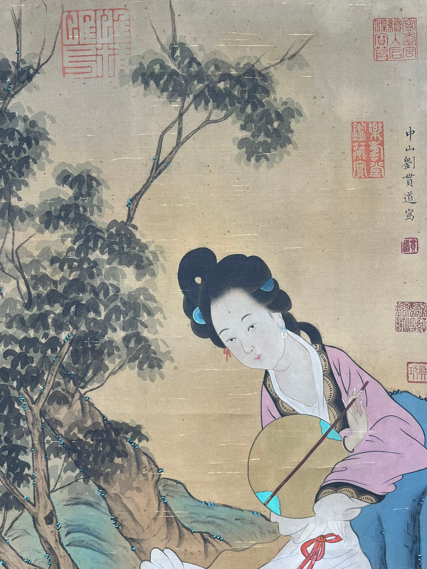 Chinese scroll painting Liu Guandao