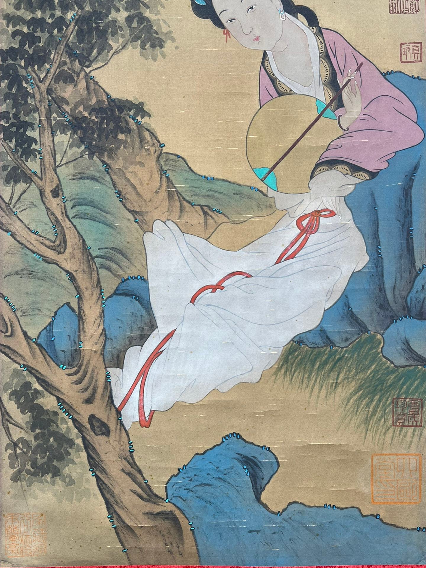 Chinese scroll painting Liu Guandao