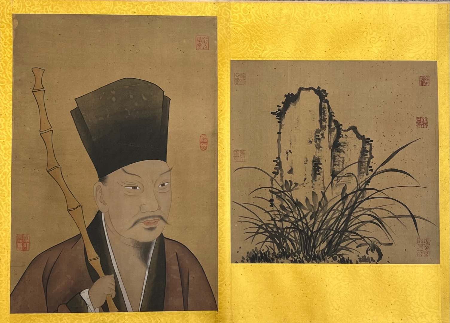 Chinese scroll painting Su Shi