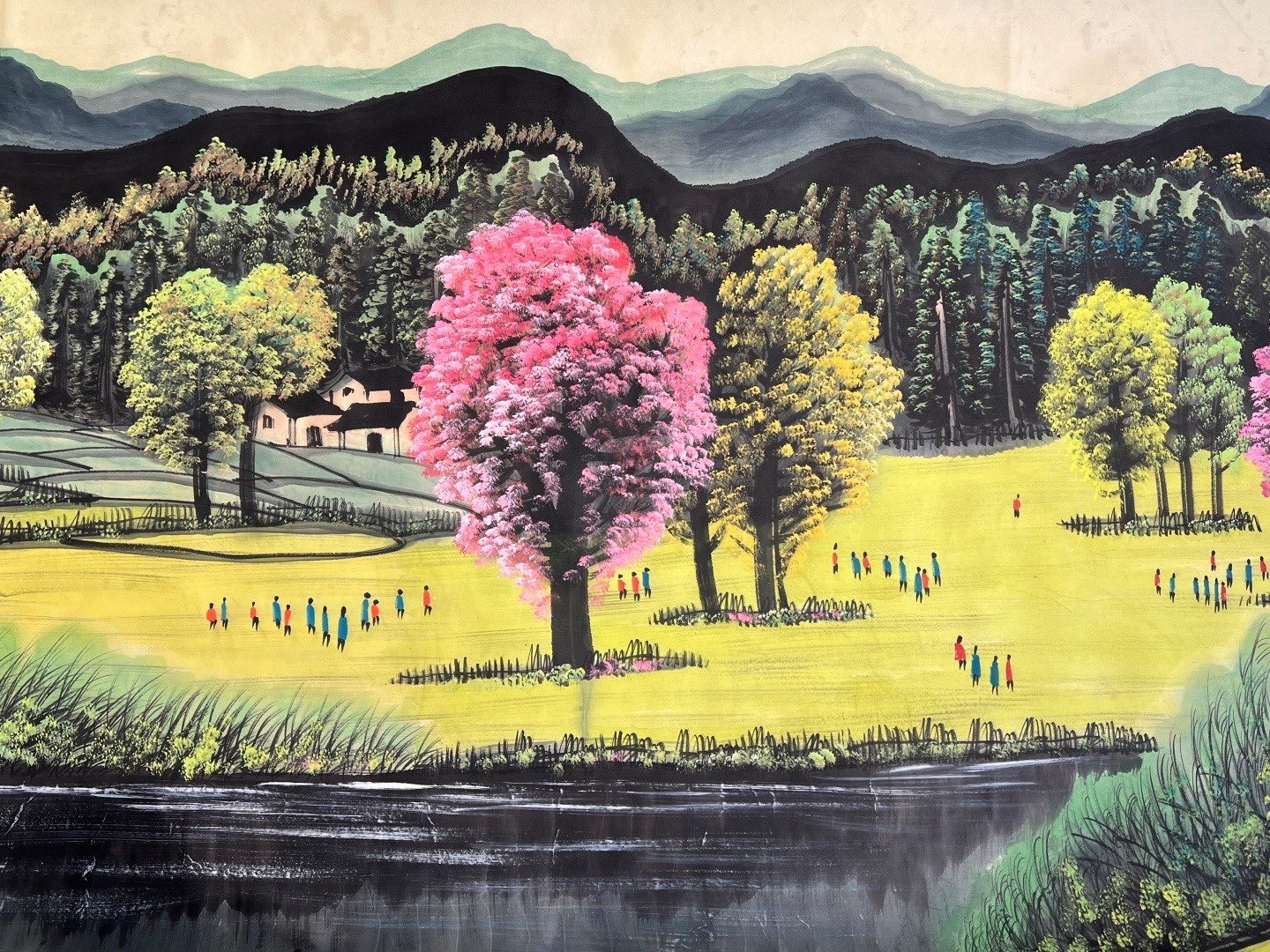 Chinese scroll painting Lin Fengmian