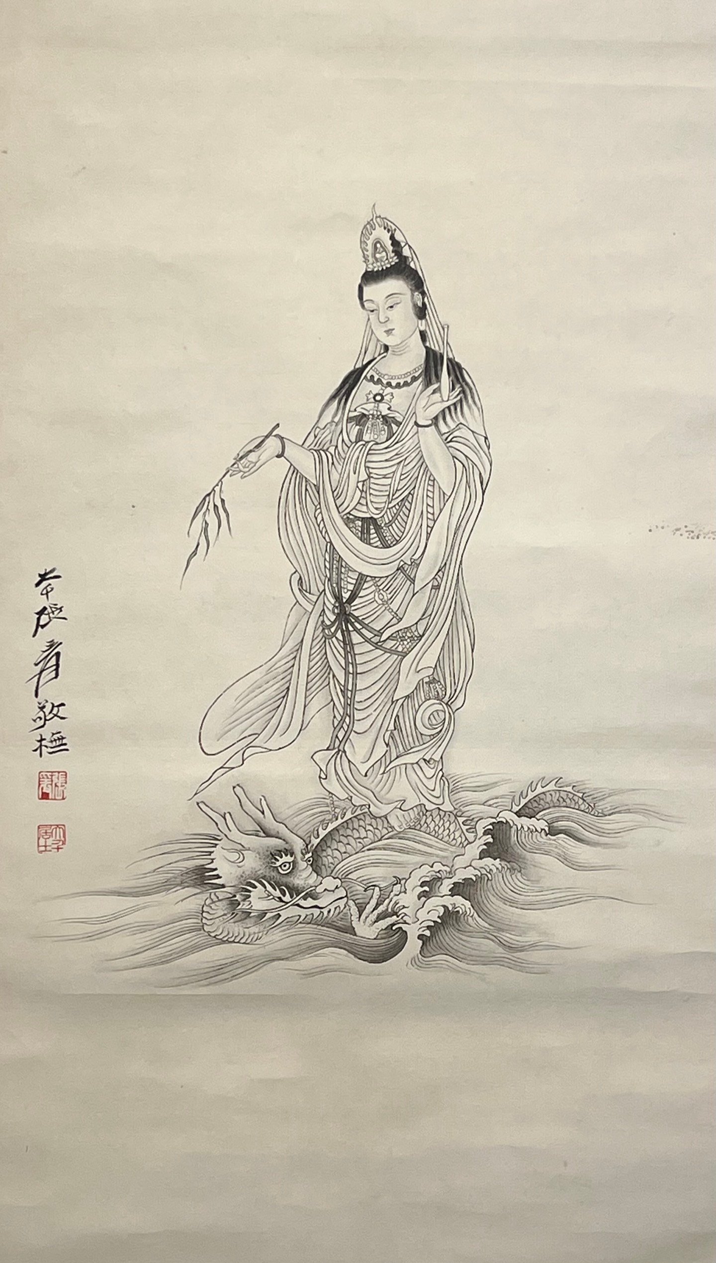 Chinese scroll painting Zhang Daqian