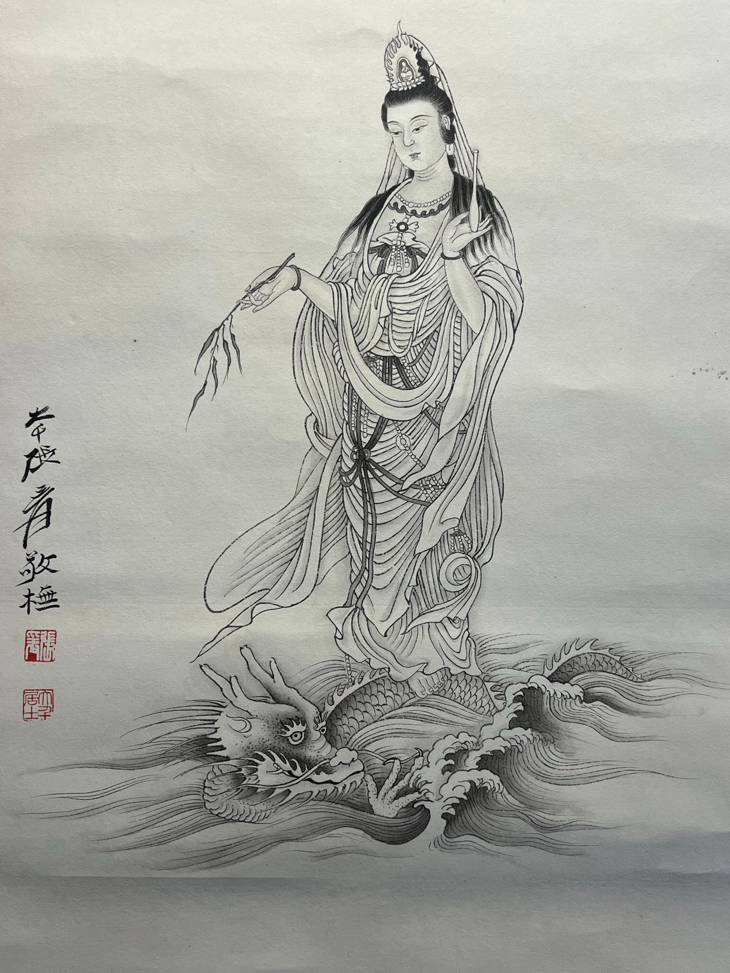 Chinese scroll painting Zhang Daqian