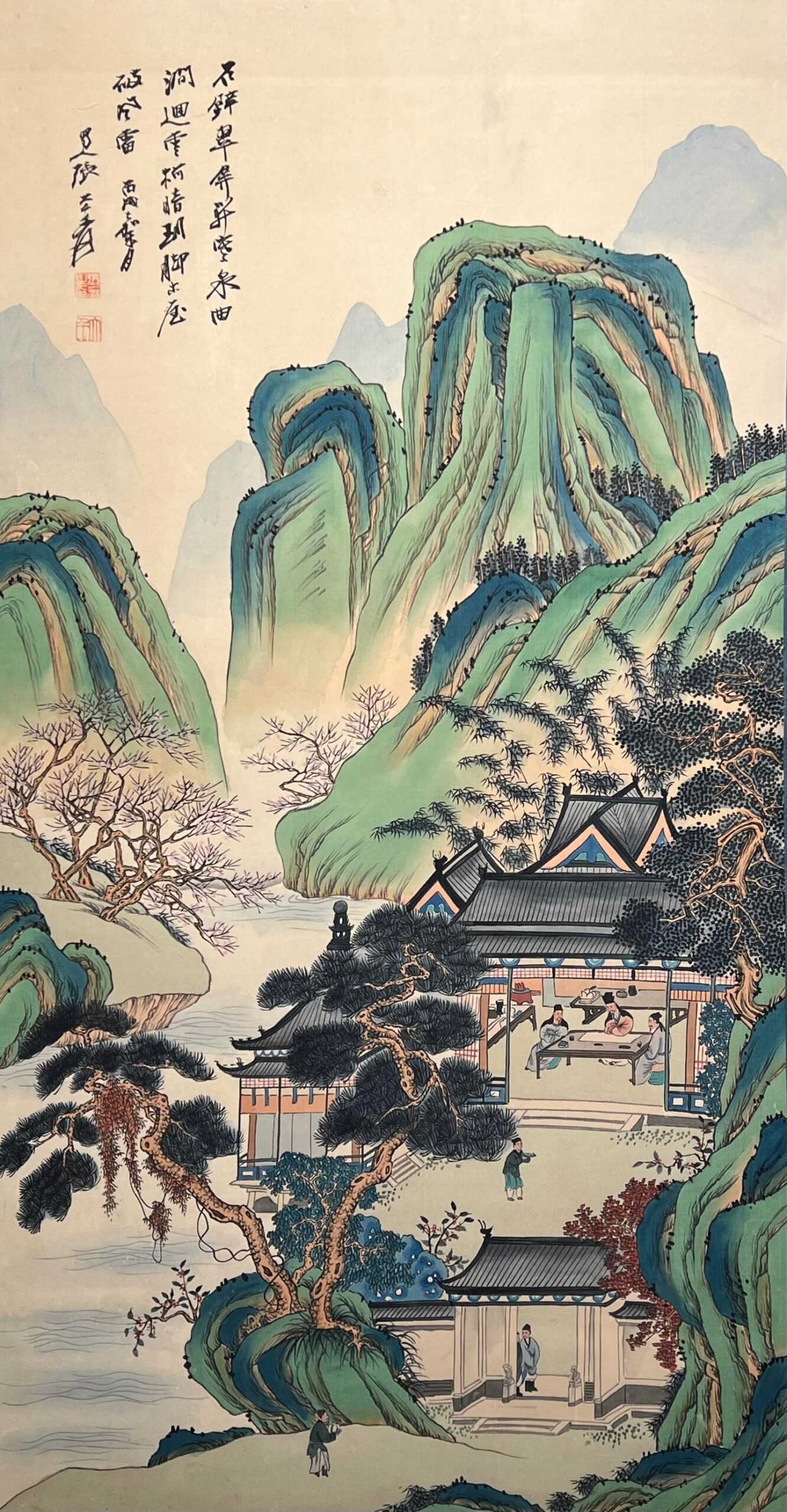 Chinese scroll painting Zhang Daqian