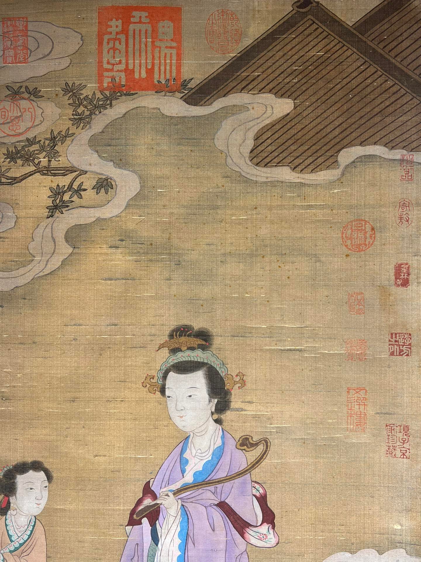 Chinese scroll painting Gu Hongzhong