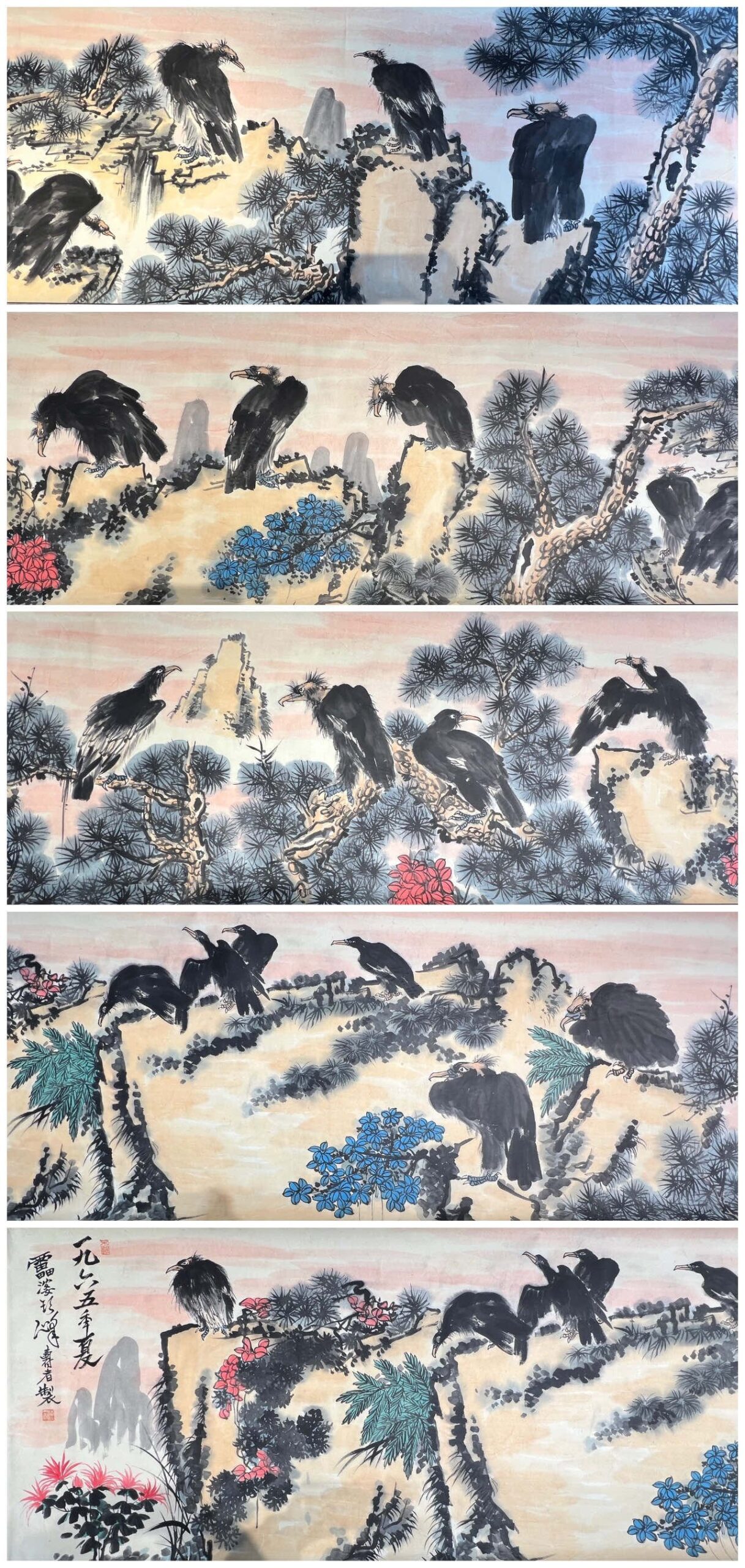 Chinese scroll painting Pan Tianshou