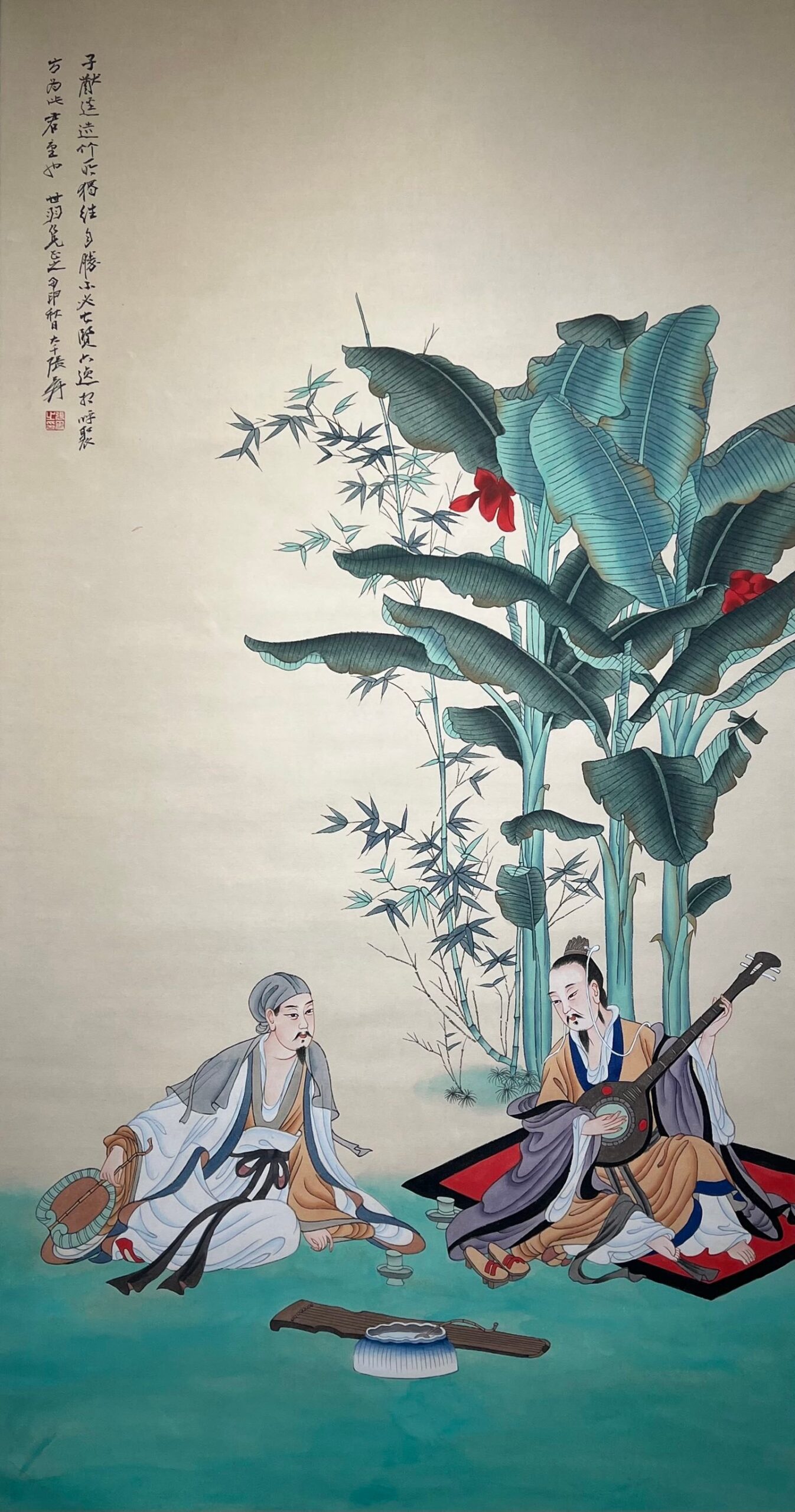 Chinese scroll painting Zhang Daqian