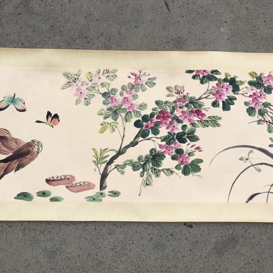 Chinese scroll painting Kong Xiaoyu