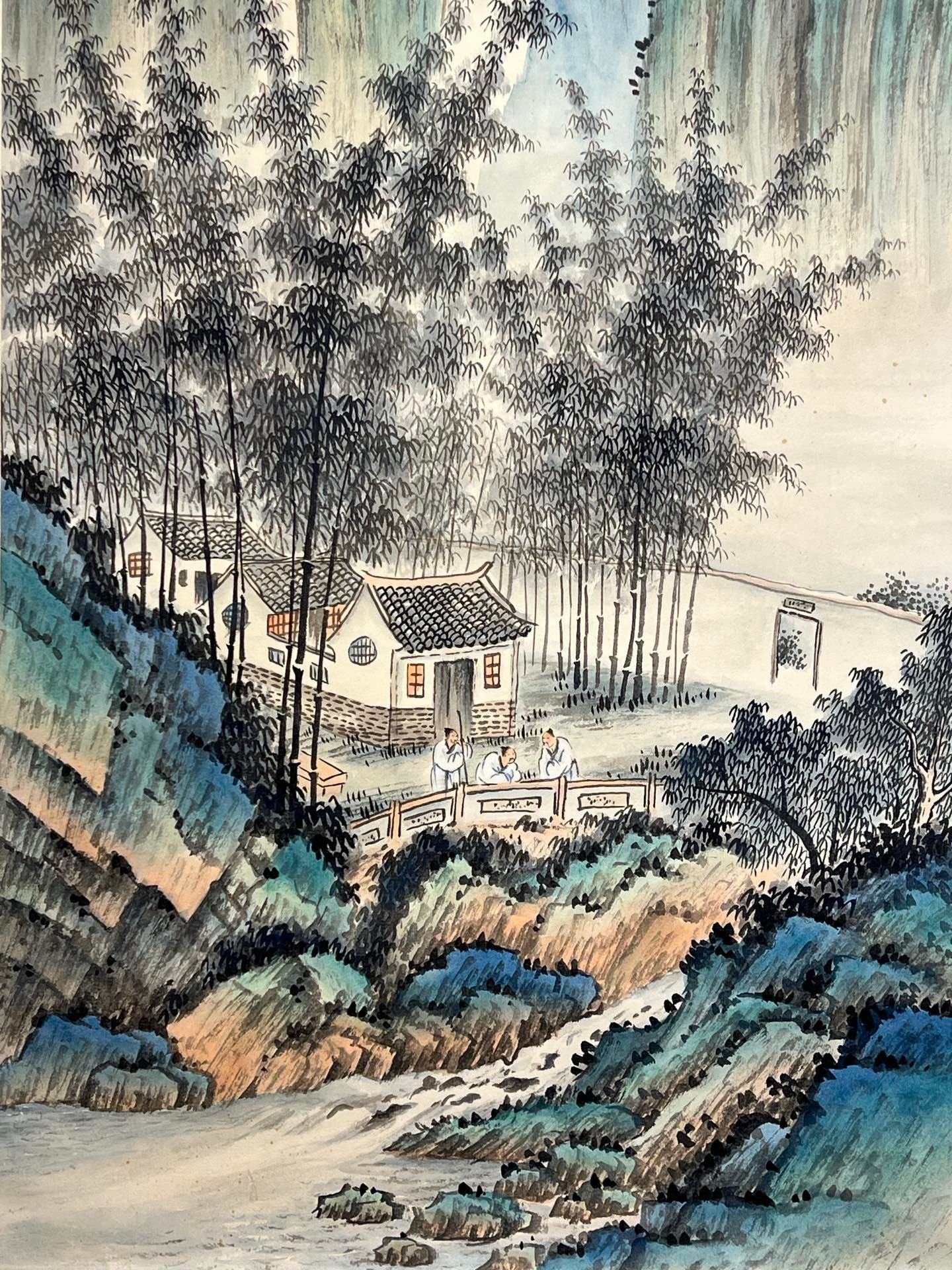Chinese scroll painting Yuan Songnian