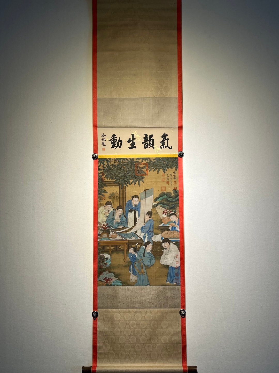 Chinese scroll painting Zhou Wenju
