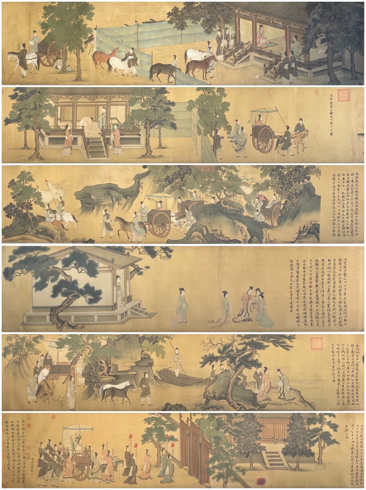 Chinese scroll painting Song Li Tang