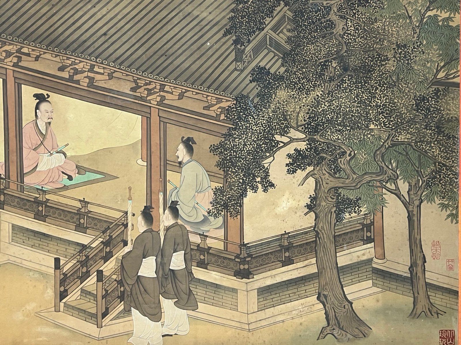 Chinese scroll painting Song Li Tang