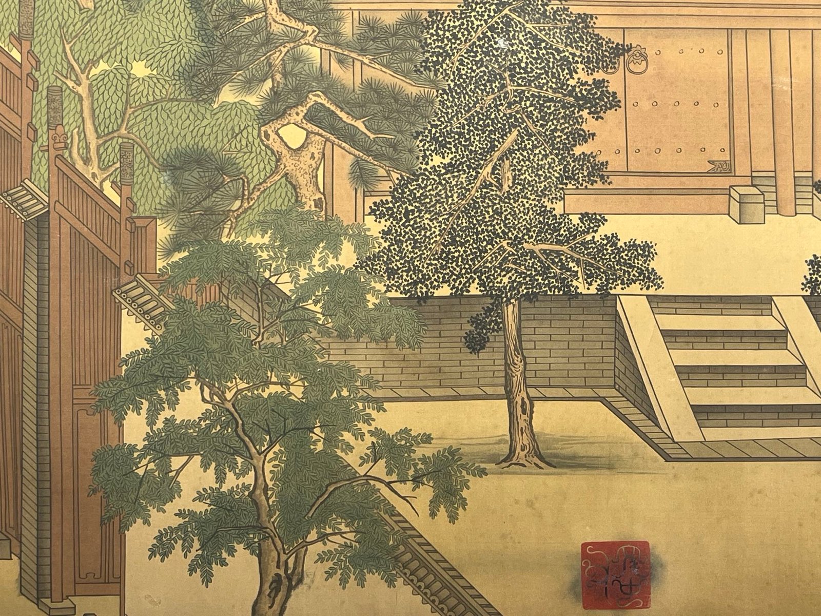 Chinese scroll painting Song Li Tang