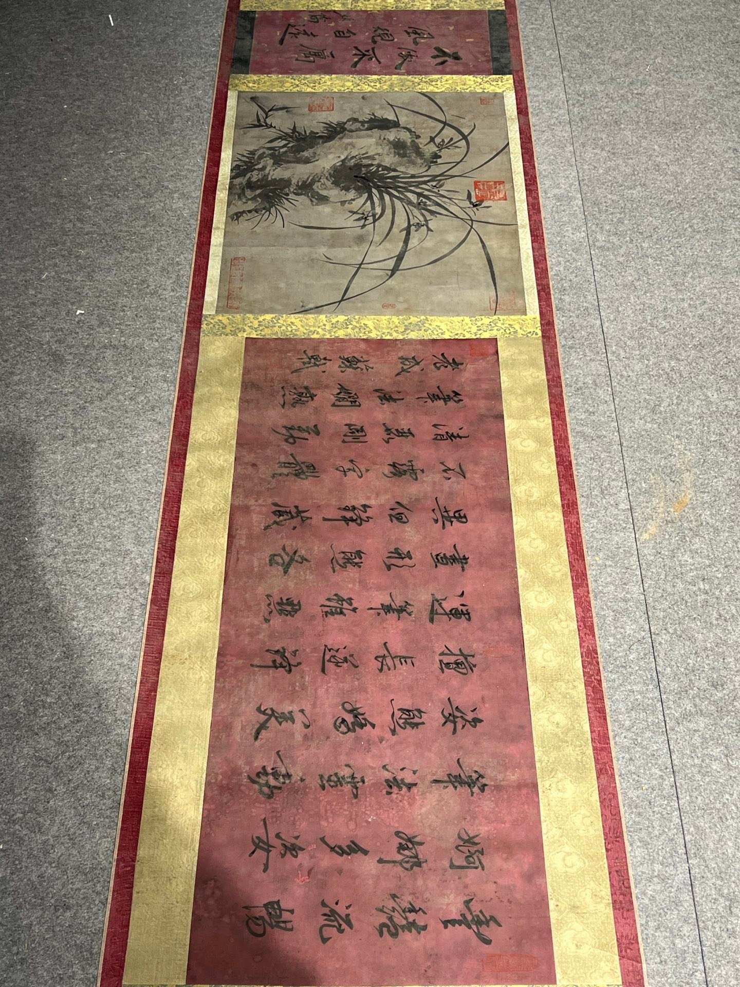 Chinese scroll painting Li Shimin