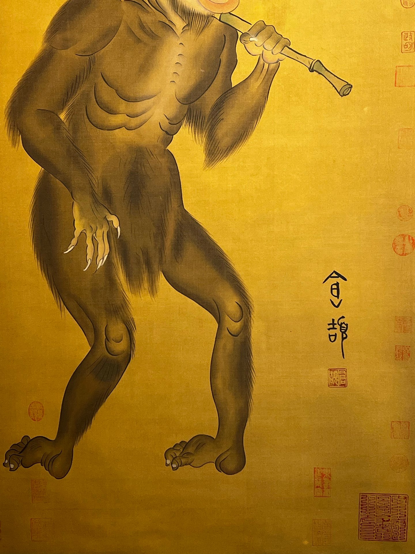 Chinese scroll painting Cangjie