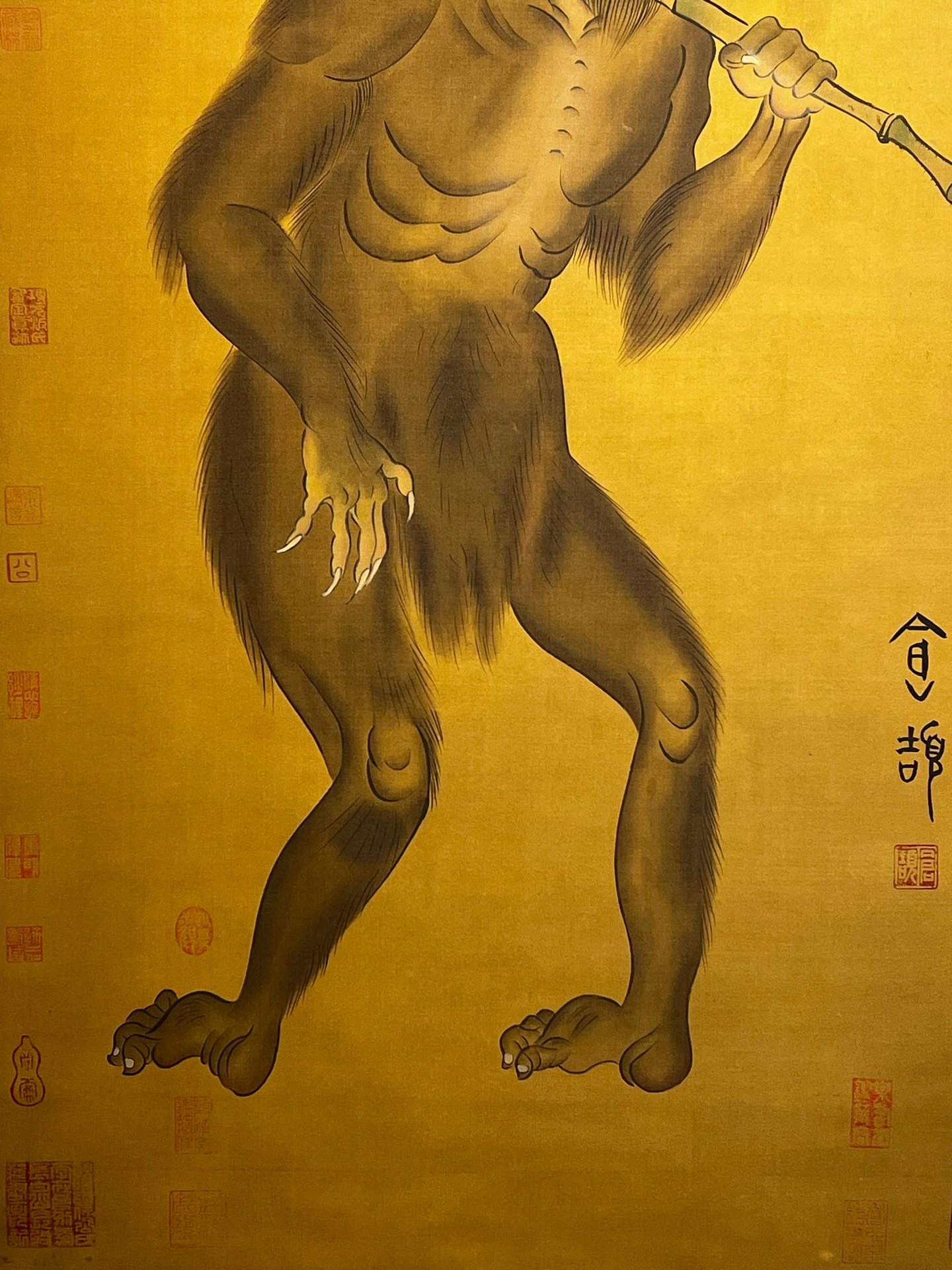 Chinese scroll painting Cangjie
