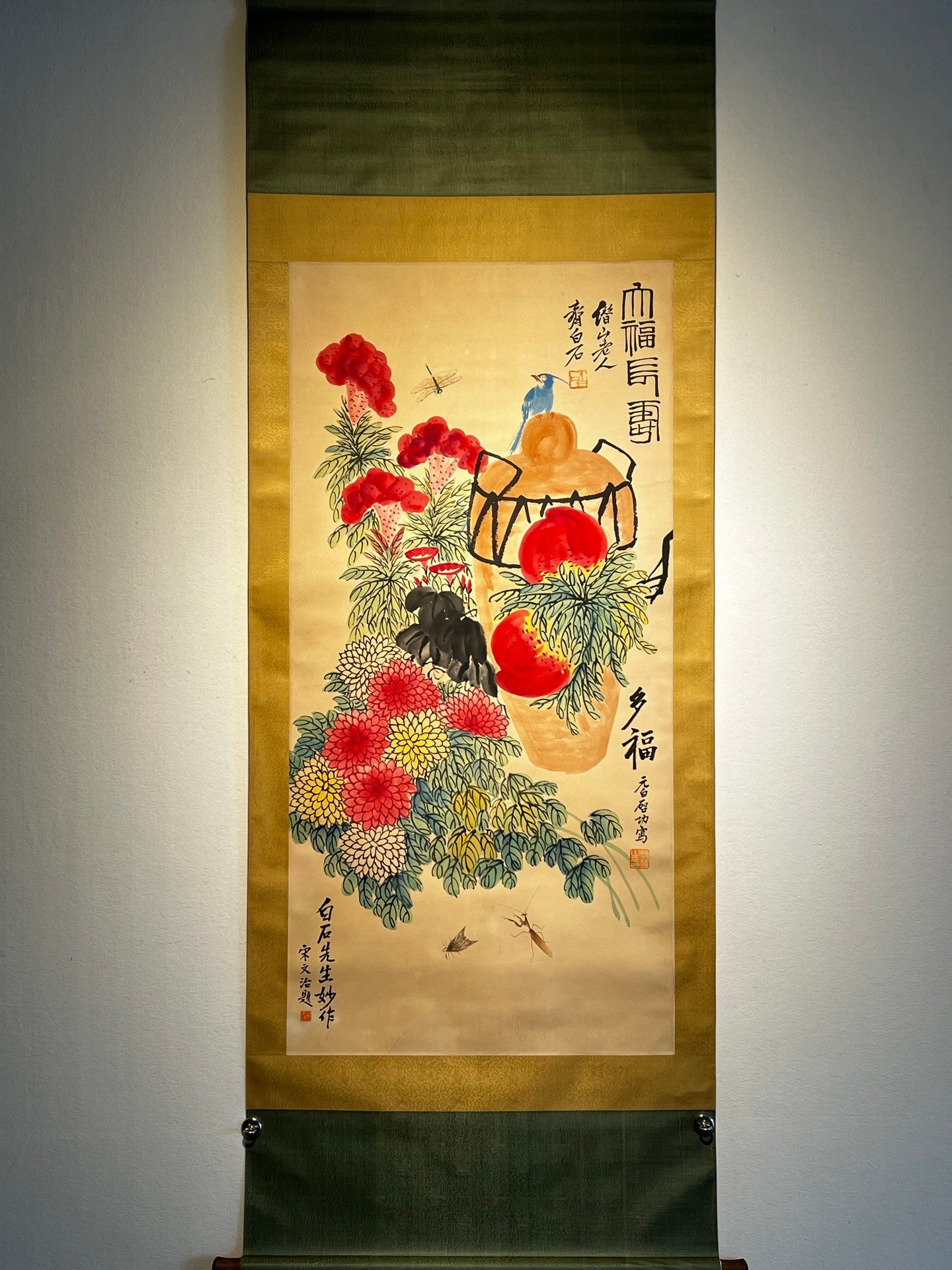 Chinese scroll painting Qi Baishi