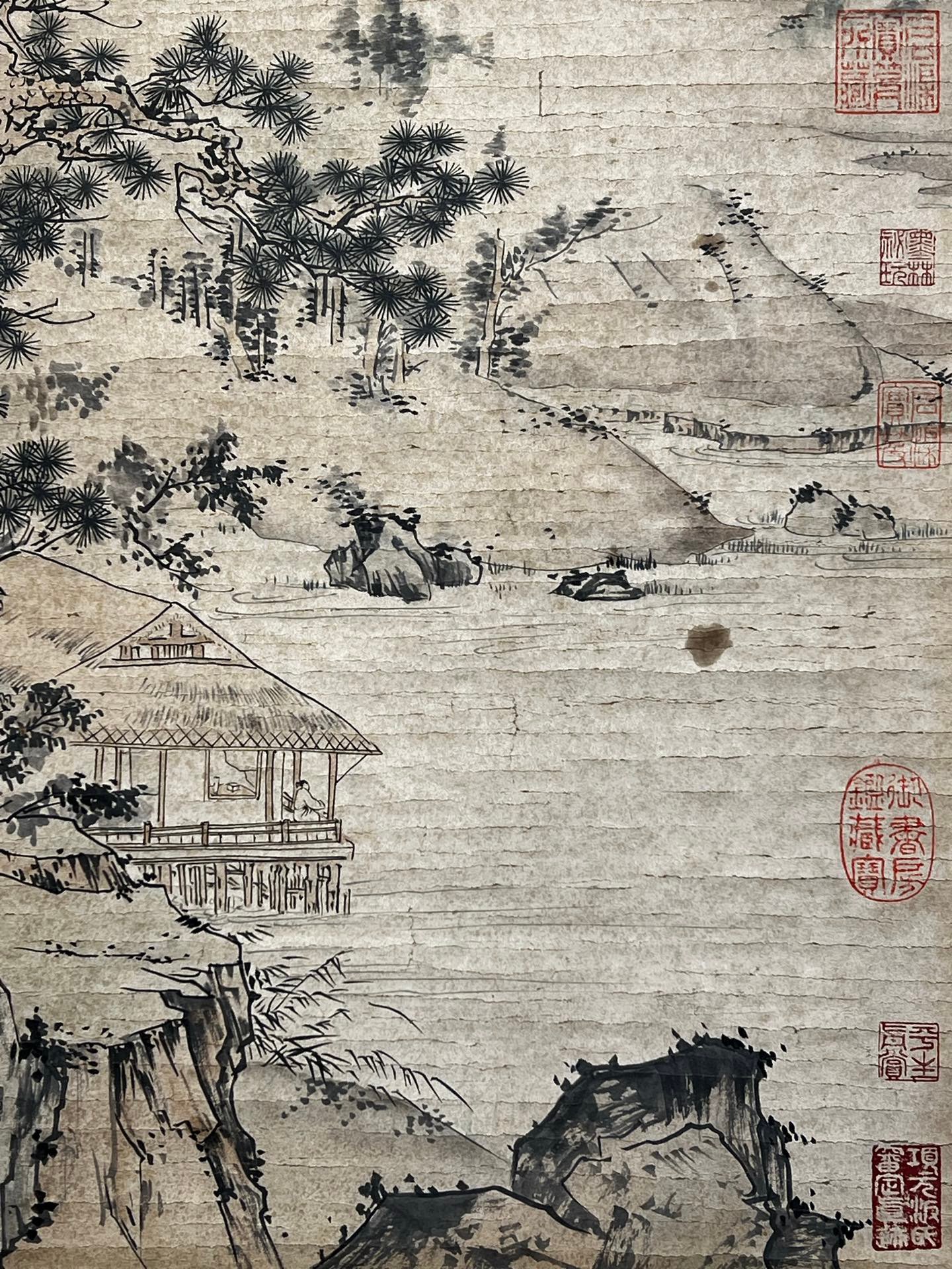 Chinese scroll painting Ni Zan