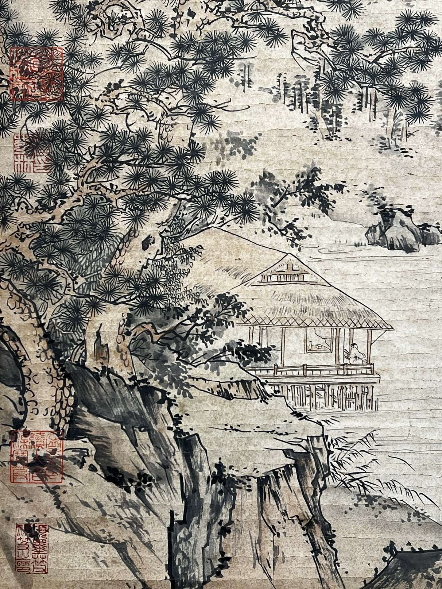 Chinese scroll painting Ni Zan
