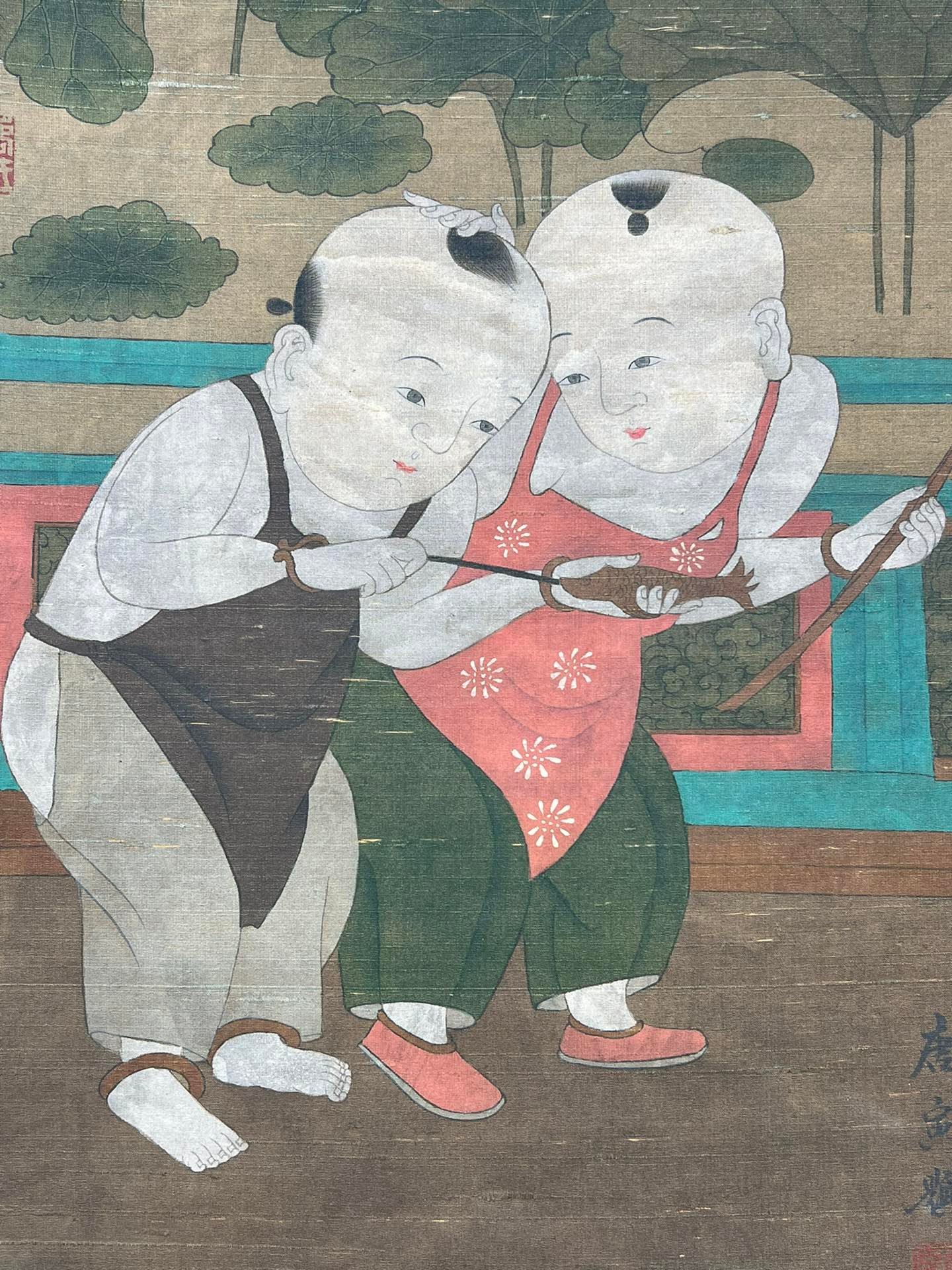 Chinese scroll painting Su Hanchen