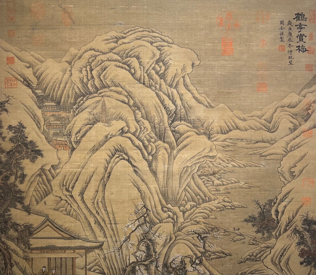 Chinese scroll painting Guan Tong