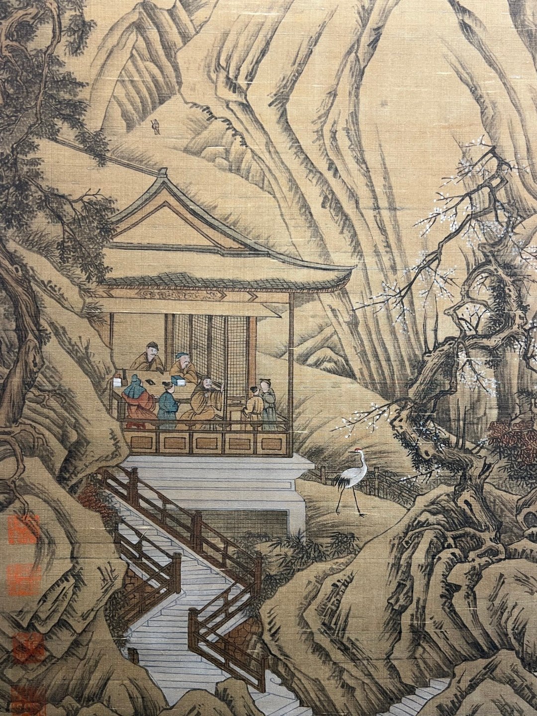 Chinese scroll painting Guan Tong