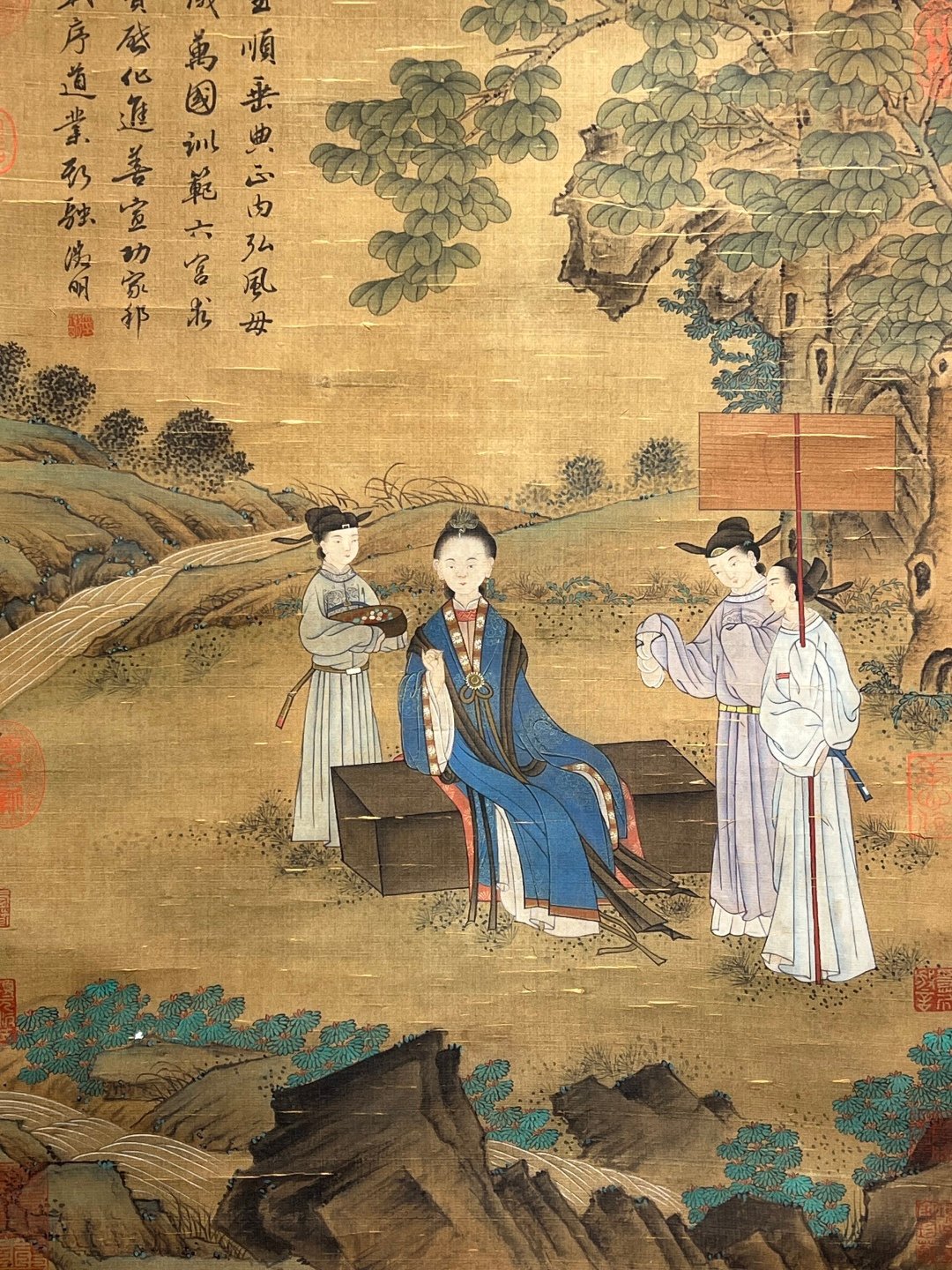 Chinese scroll painting Gu Hongzhong