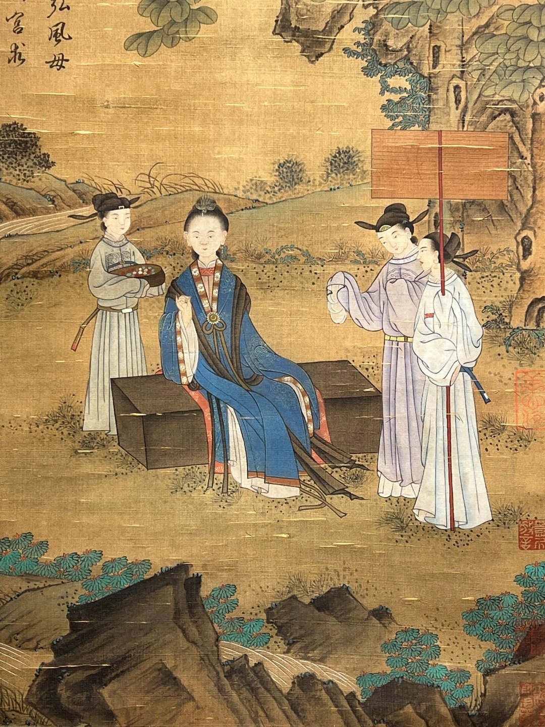 Chinese scroll painting Gu Hongzhong