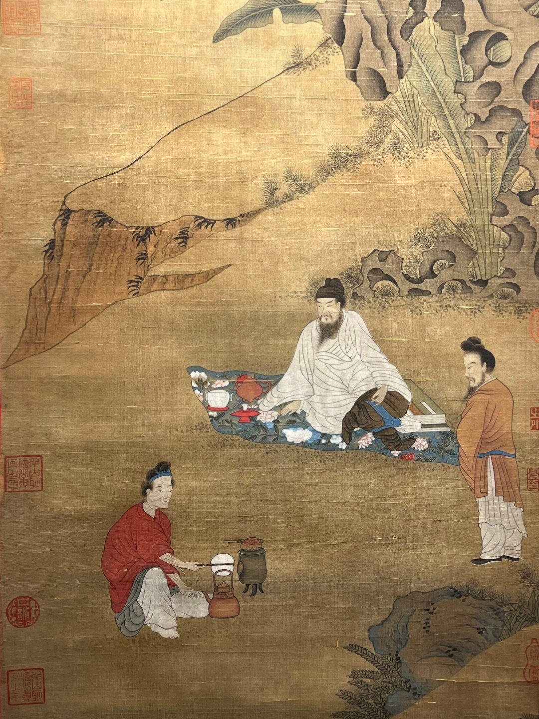 Chinese scroll painting Qian Xuan