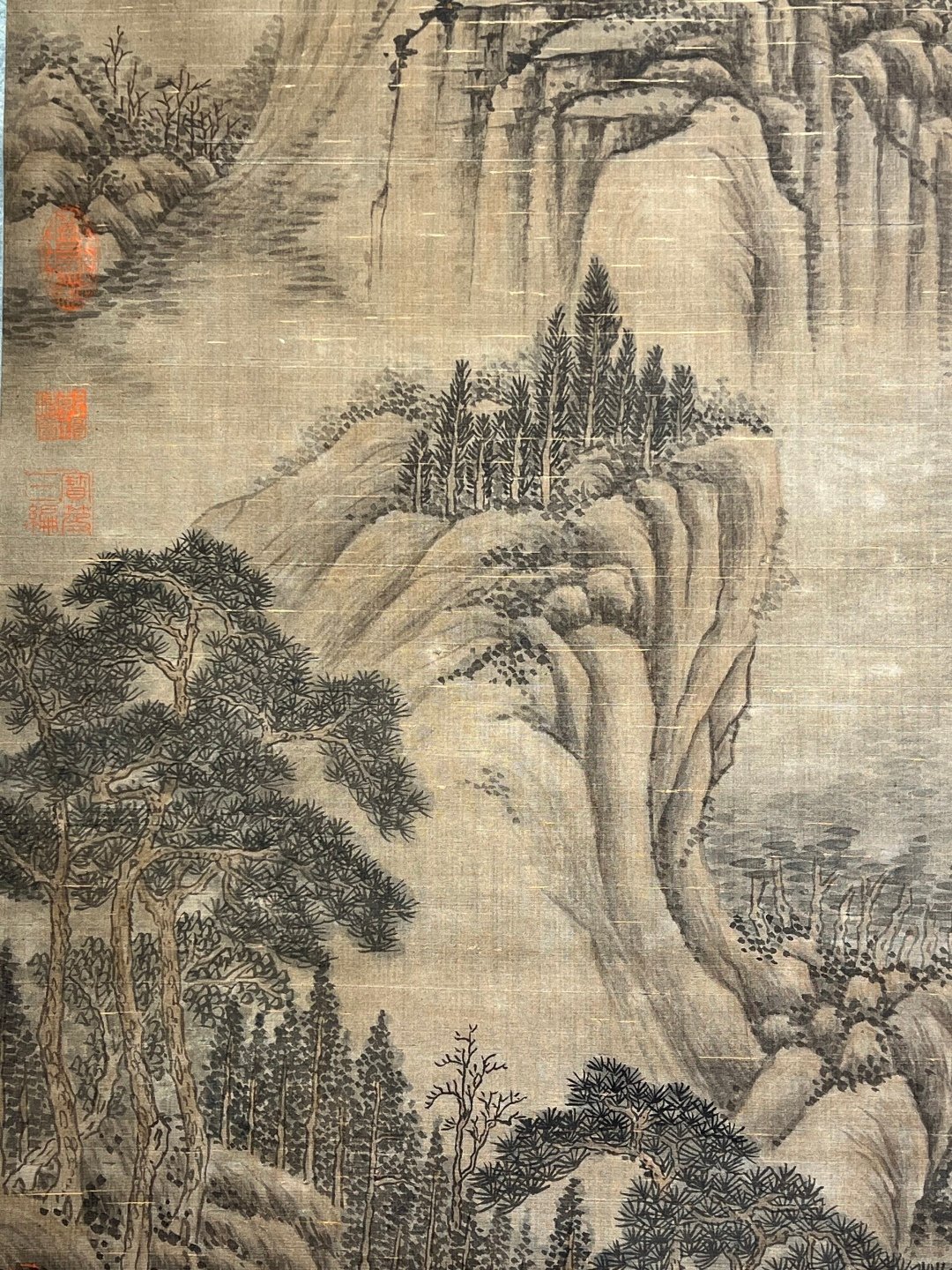 Chinese scroll painting Wang Anshi