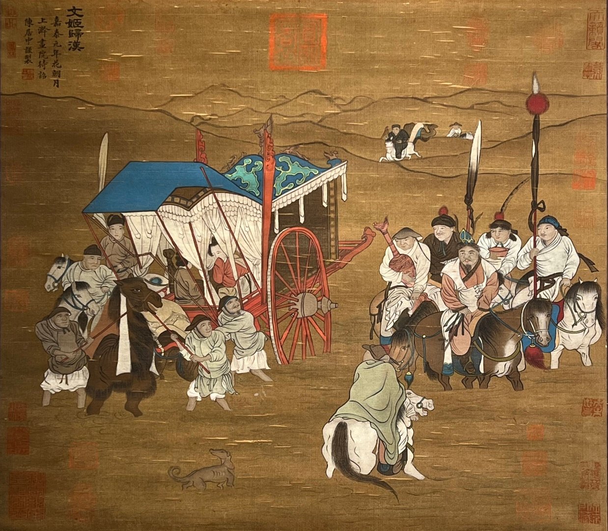 Chinese scroll painting Chen Zhongzhong