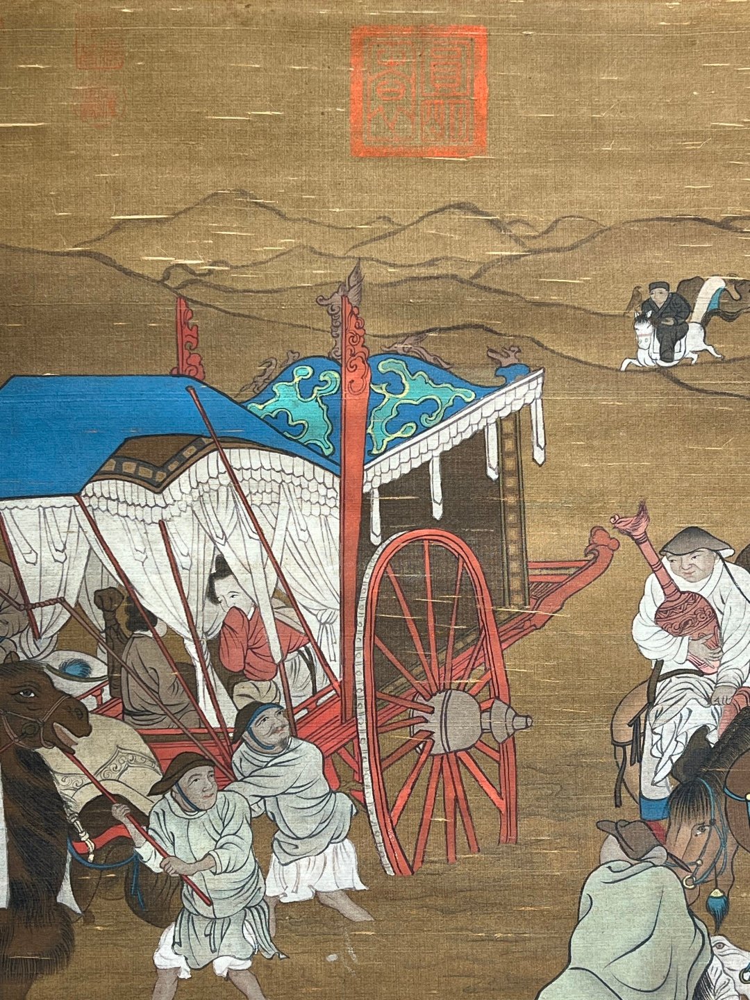Chinese scroll painting Chen Zhongzhong