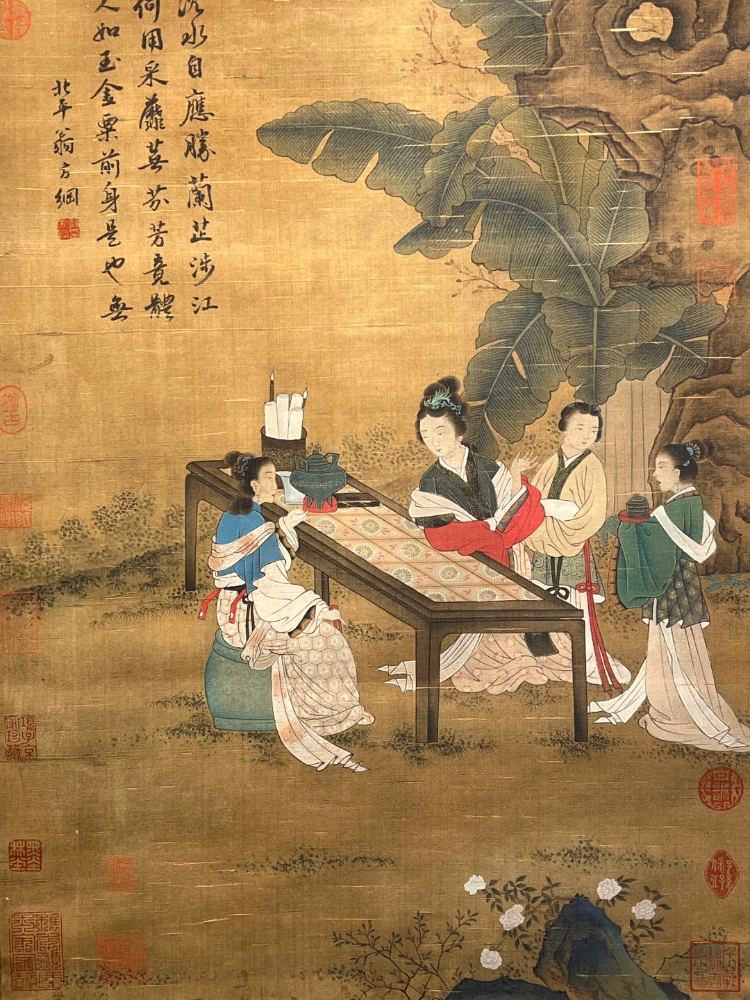 Chinese scroll painting Qiu Zhu