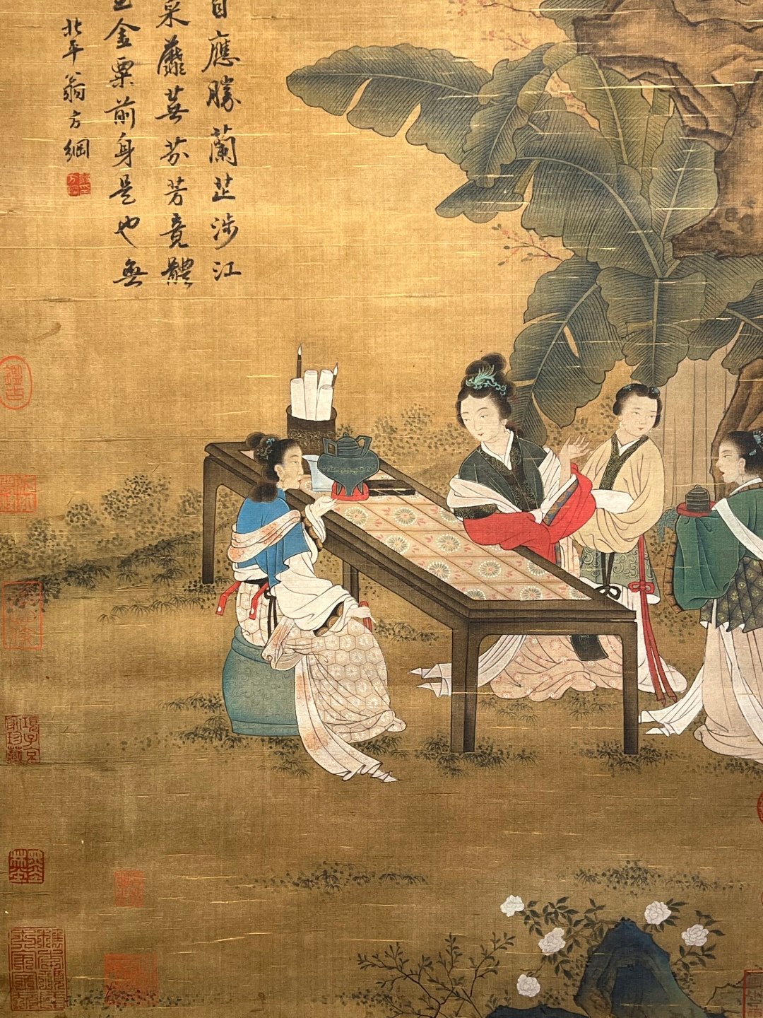 Chinese scroll painting Qiu Zhu