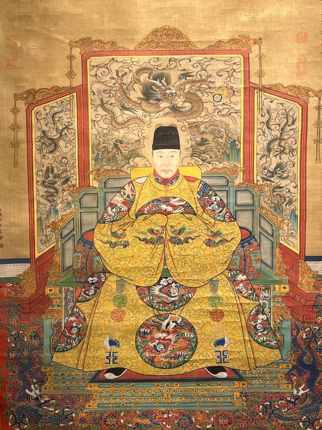 Chinese scroll painting Lang Shining