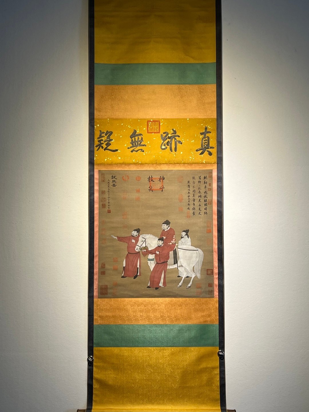 Chinese scroll painting Han Gan