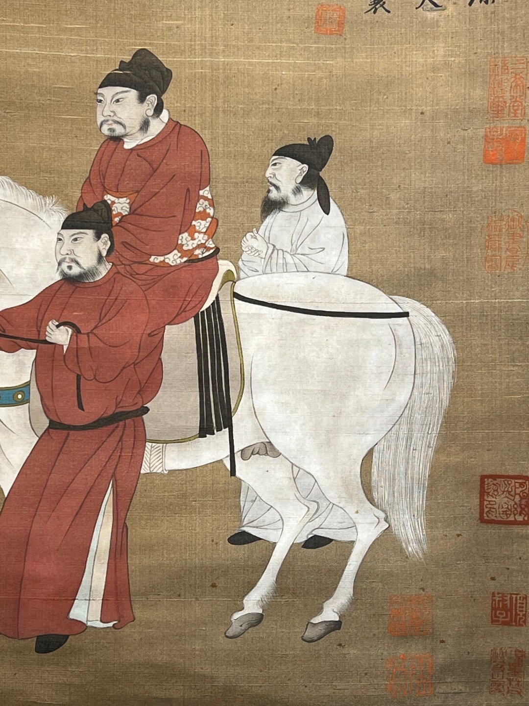 Chinese scroll painting Han Gan