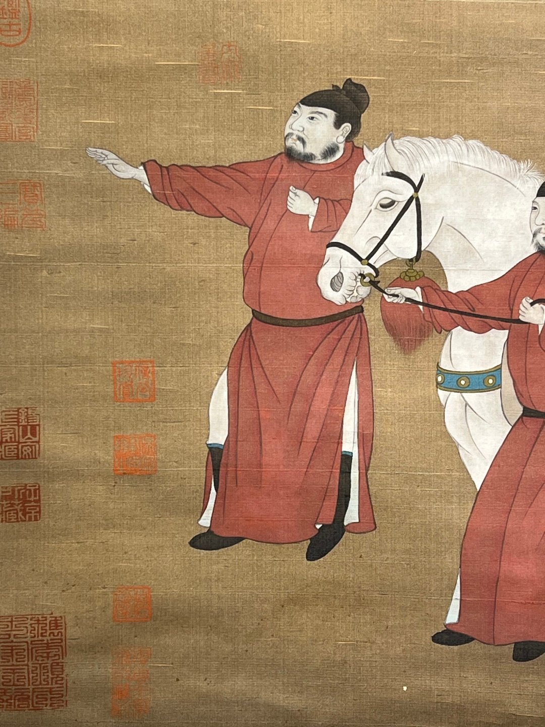 Chinese scroll painting Han Gan