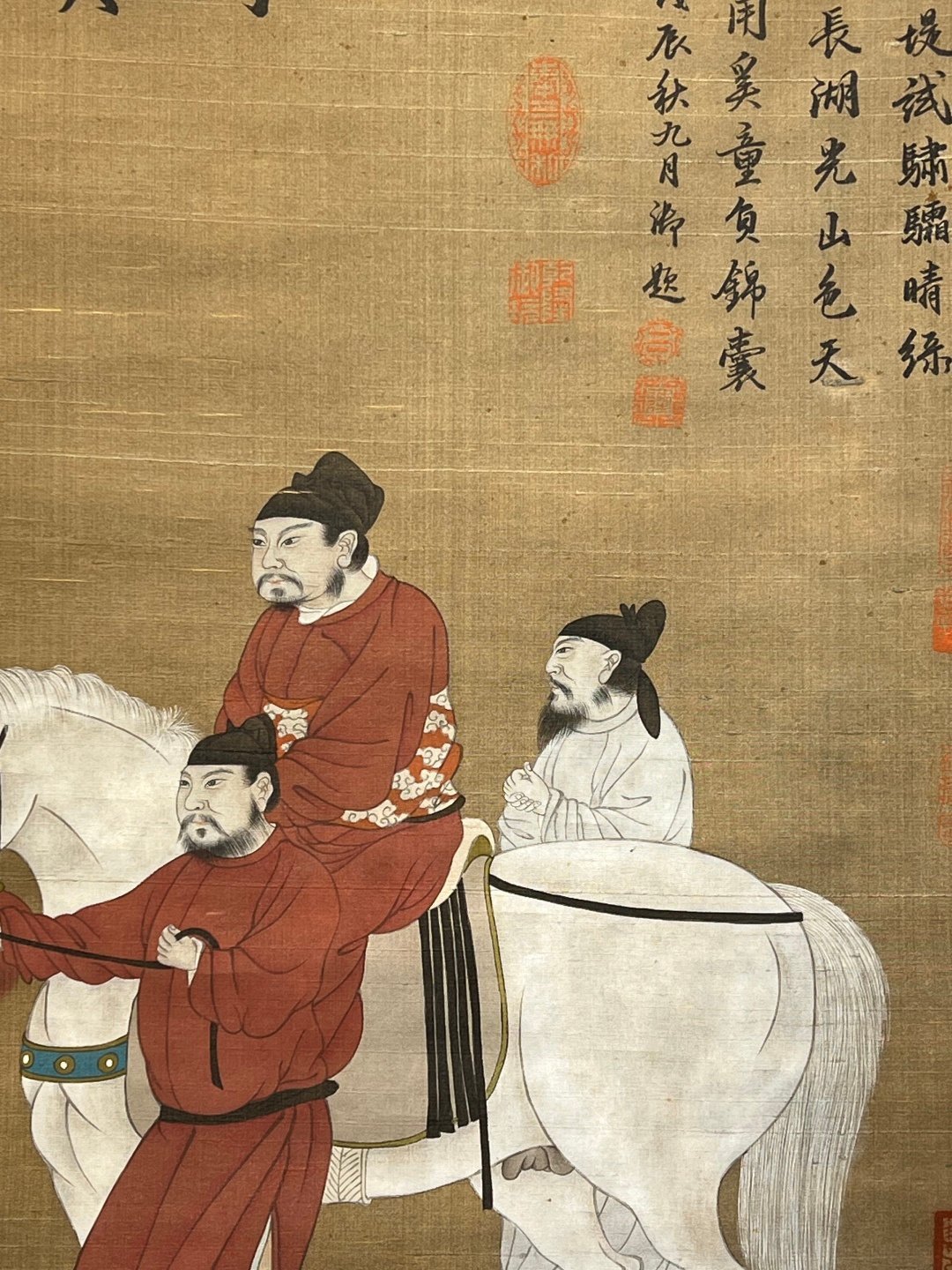 Chinese scroll painting Han Gan