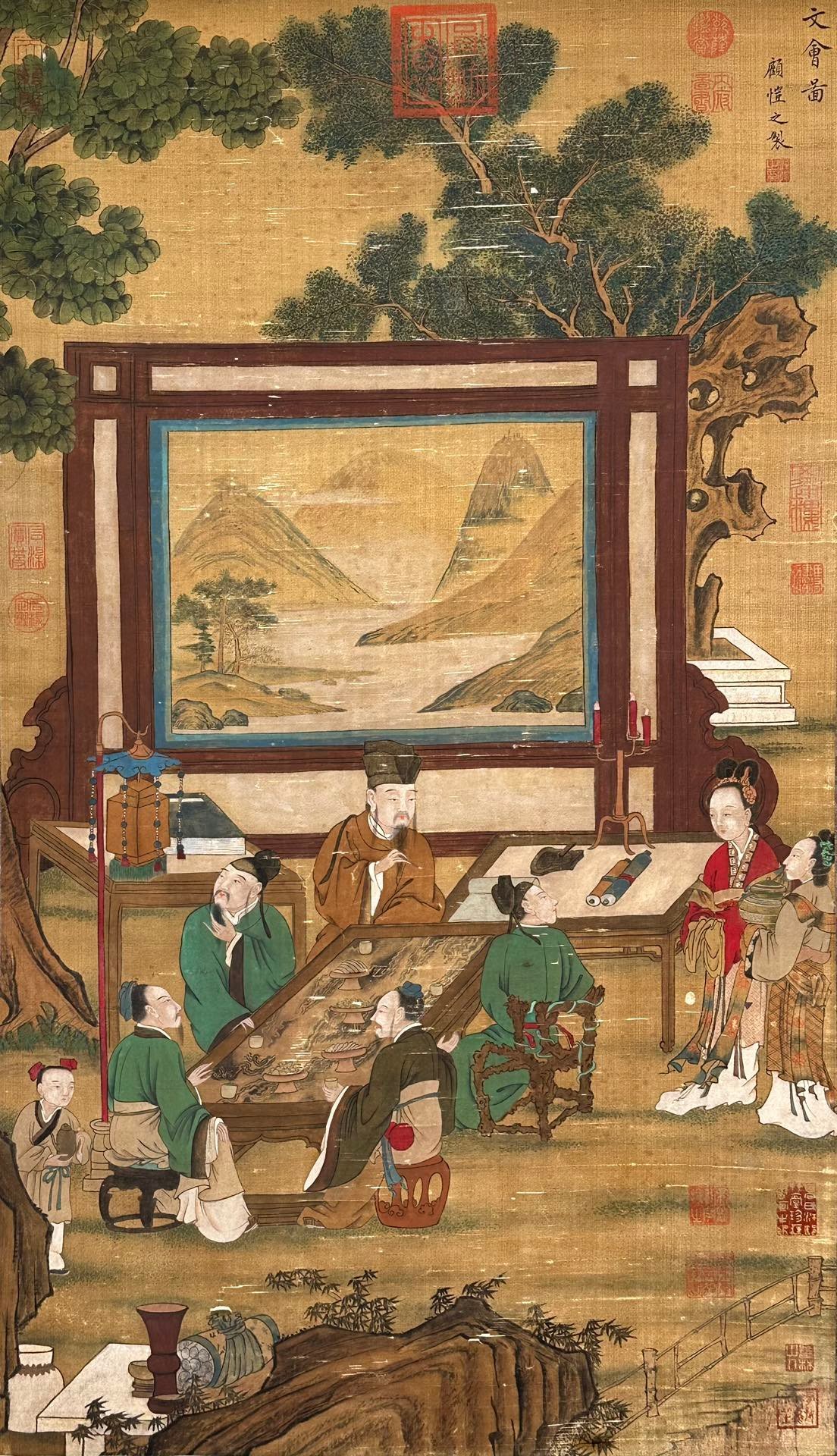 Chinese scroll painting Gu Kaizhi