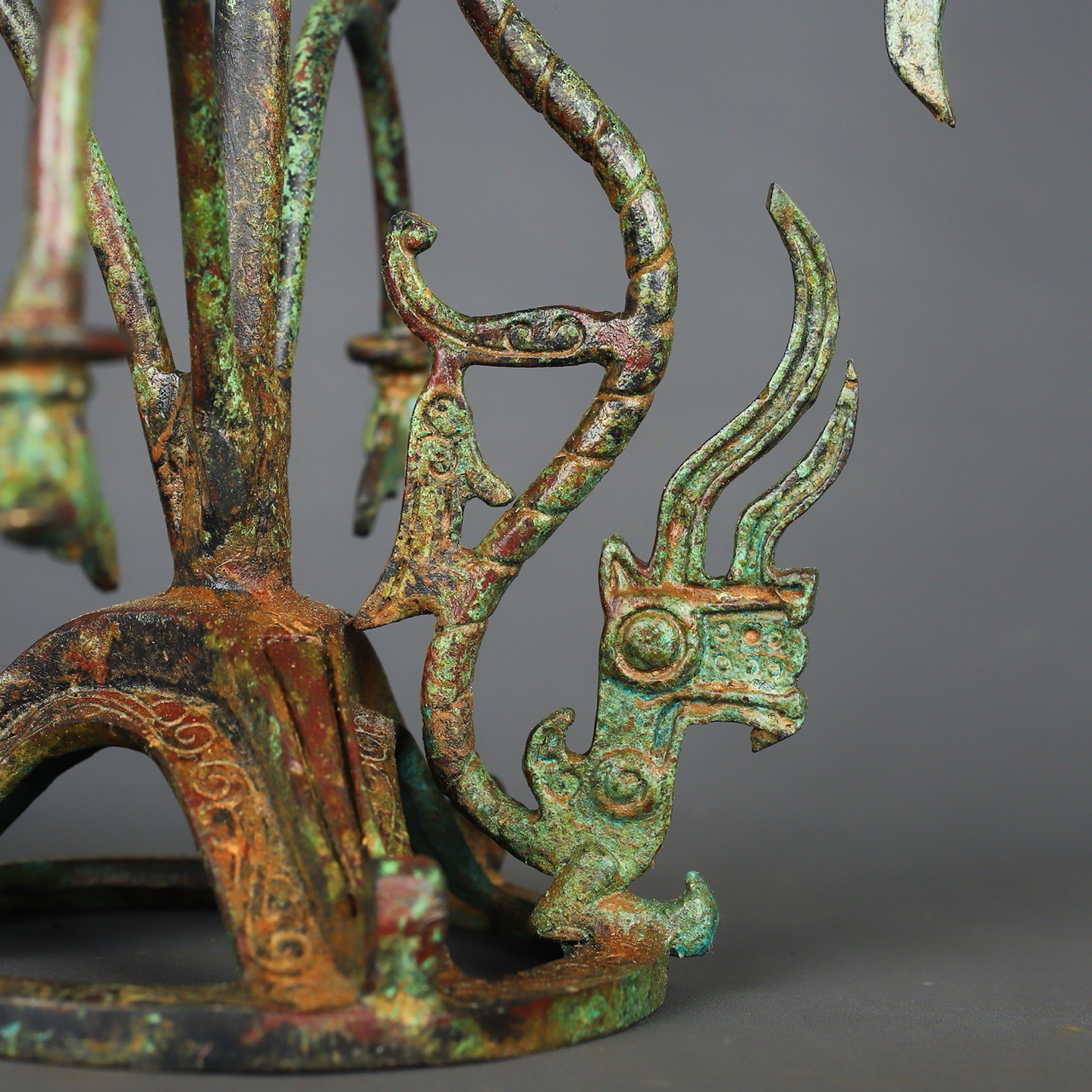 Sanxingdui Dynasty Bronze Sacred Tree